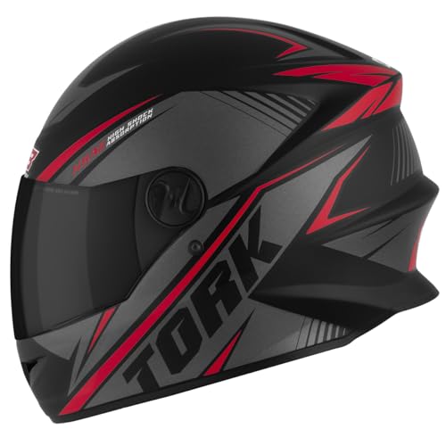 CAPACETE FECHADO PRO TORK R8 VERMELHO TAM. 60 VIS. FUMÊ