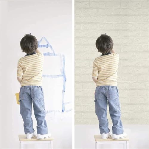 Paneles de pared 3D para tapar imperfecciones con espuma impermeable autoadhesiva 2