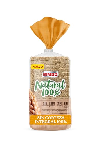 Bimbo Natural Pan de Molde Integral Sin Corteza 450g