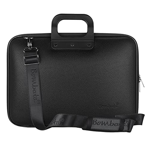 Bombata All Black - Mallette pour ordinateur portable - Sac à bandoulière - Noir Nero 17