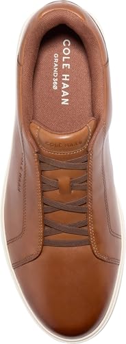 Cole Haan Cole Haan Men's Shoes - Grandpro Luxe Slip On Sneaker, British Tan/Dark Chocolate, 11.5-M US