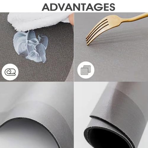 Image of Proxin Kitchen Mats for Floor Anti Slip, 2 Pcs Kitchen Mats, Waterproof Memory Foam Kitchen Rugs, Waterproof Standing Runner for Bathroom