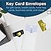 Guardian Gift Card Sleeves, Pack of 500 Blank Key Card Sleeves - Use as Credit Card Holder or Hotel Key Card Envelopes, 2 ⅜ Inches x 3 ½ Inches, White