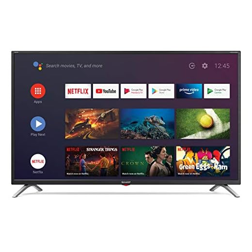Sharp 32Bi3EA - smart Android TV (9.0) 32" HD - 32 pulgadas - Google Assistant controlado por Voz, Chomecast, Bluetooth, Altavoces Harman/kardon, HDR10, 3xHDMI, 2xUSB, DTS Virtual X, Active Motion 400