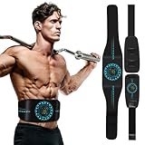 ABS Stimulator, Muscle Machine Workout Equipment, Ab Toning Belt Muscle Toner Fitness Training for Abdomen/Arm/Leg, Rechargeble Ab Trainer for Home Body Shape