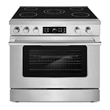 36 in. Stellar Coll 6.1 cu. ft. 5 Burner Electric Range, Air Fry, Stainless