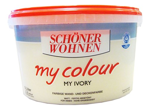 Schöner Wohnen - my colour Wandfarbe matt - 1544 My Ivory, 5 L