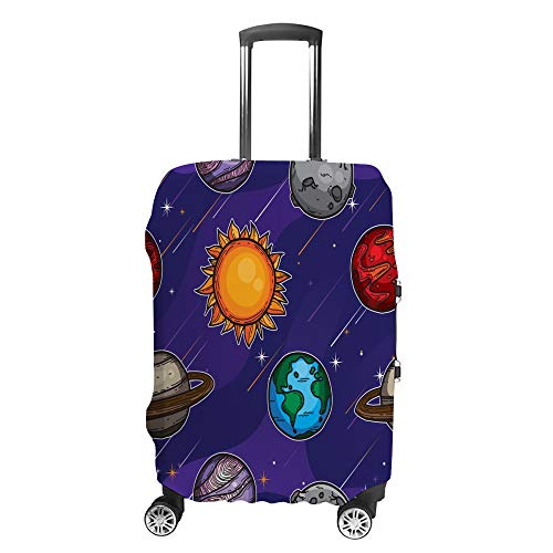 Housse pour bagages de voyage Saturne protège-valise lavable