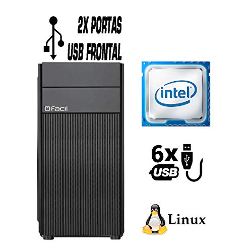 Computador Fácil Intel Pentium Dual Core 4GB DDR3 HD 500GB