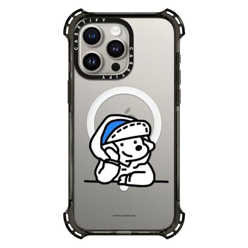 CASETiFY �o�E���X MagSafe�Ή� iPhone 15 Pro Max �P�[�X [MIL�K�i���� (6x MIL-STD-810G) / 6.5m����̗����������N���A / MagSafe �ɑΉ�] - mini JOHN (Lover) - 