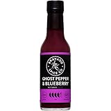 Ghost Pepper and Blueberry Hot Sauce By Bravado Spice FEATURED ON HOT ONES Gluten Free, Vegan, Low Carb, Paleo Hot Sauce All Natural 5 oz Hot Sauce Bottle Award Winning Gourmet Hot Sauce
