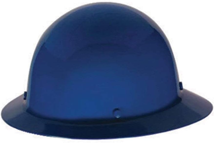 MSA Skullgard Full-Brim Hard Hat with Suspension - Non-Slotted Cap, Made of Phenolic Resin, Radiant Heat Loads up to 350F, Standard Size Hard Hat | Staz-On Pinlock Suspension