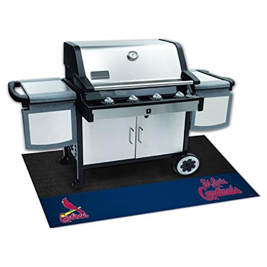 FANMATS MLB St Louis Cardinals Vinyl Grill Mat