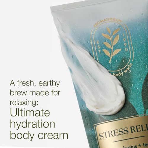 Bath & Body Works Aromatherapy Body Cream, Eucalyptus Tea, 8 fl oz, 2 Pack | Ultimate Hydration Moisturizer with Shea Butter and Hyaluronic Acid for Dry Skin, Rich and Luxurious, 48-Hour Hydration - image 2