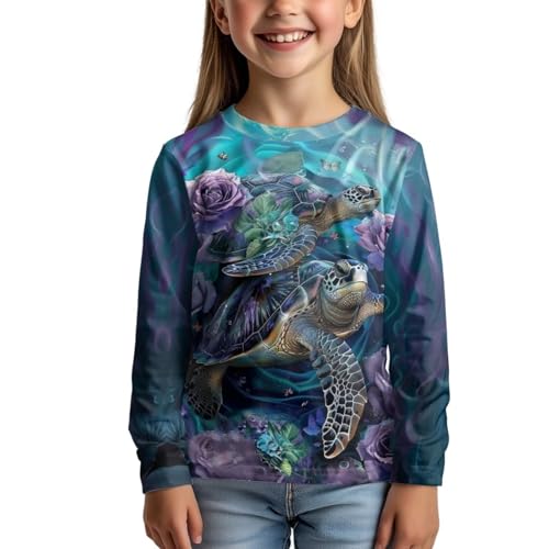 Image of Uourmeti Teens Girls Long Sleeve T Shirts Fall Outfits Boys Active Sportswear Running Tops