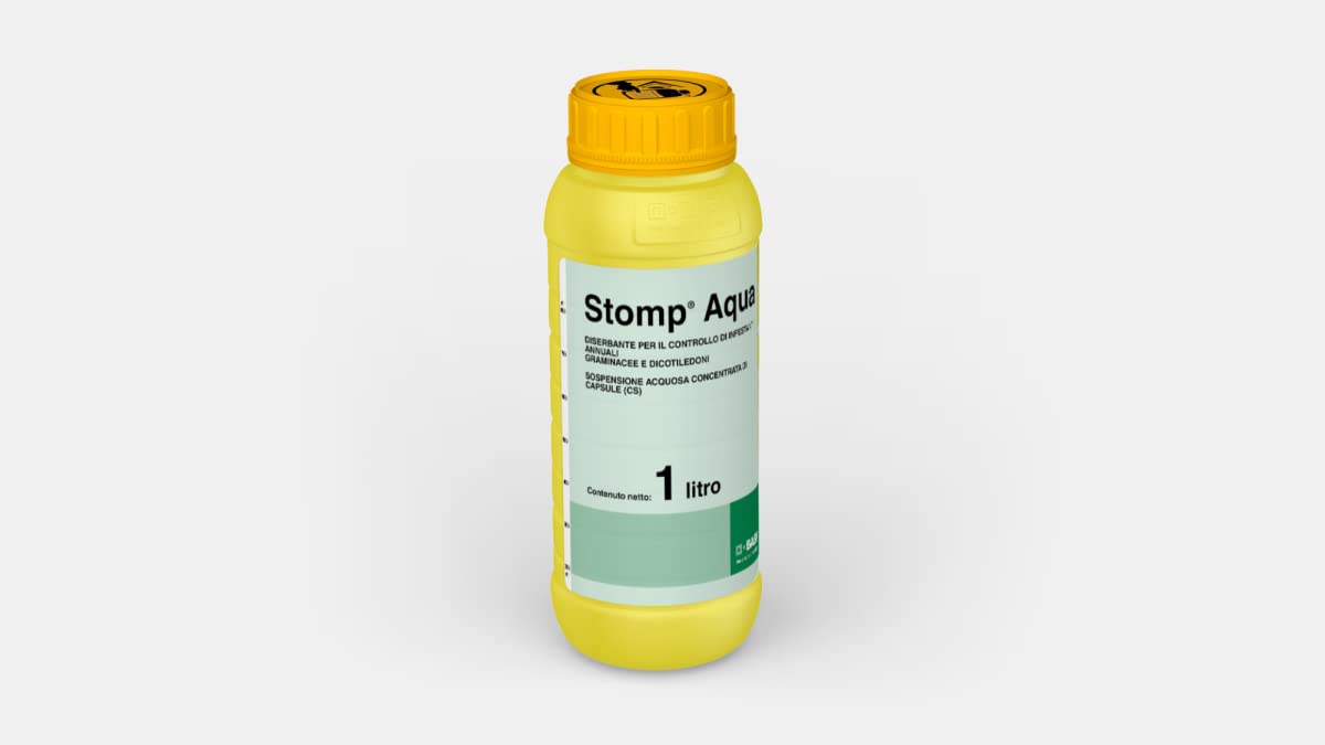 STOMP AQUA 1LTerbicida a base di Pendimetalin per il controllo delle infestanti