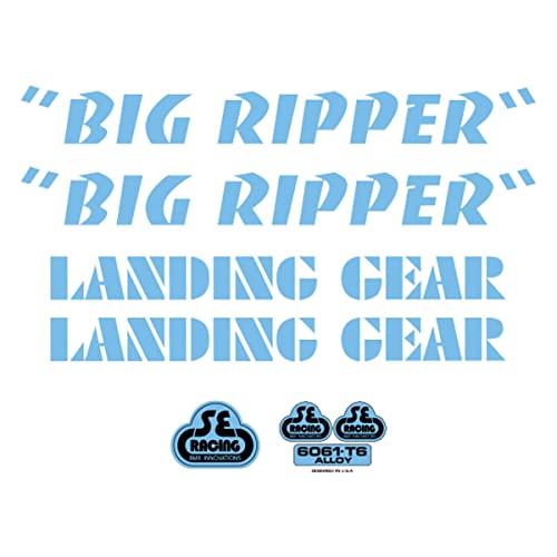 SE Bikes Big Ripper Decal Set Null Blue