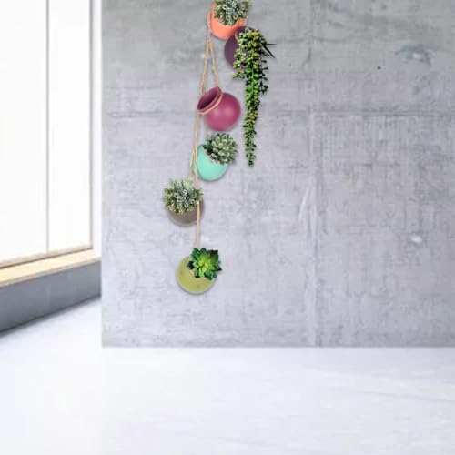 Pots de fleurs suspendus gain de place pour optimiser les petits intérieurs