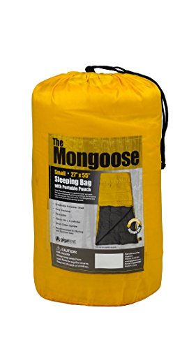 GigaTent Mongoose Kids Sleeping Bag (Yellow - Grey)