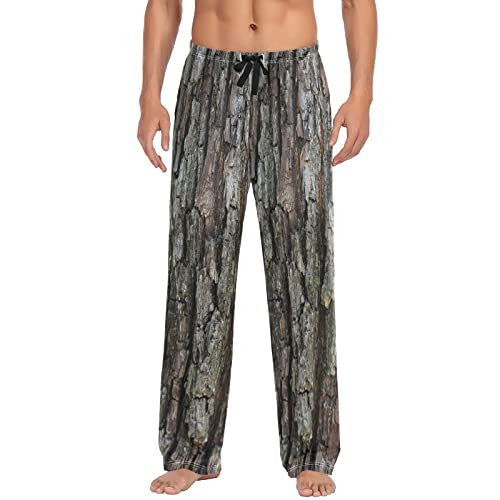 Men's Pajama Pants Rainbow Tie Dye Print Sleep Lounge Pants Pajama Bottoms Pj Pants with Drawstring & Pockets (Small-XXLarge)