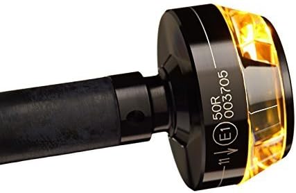 MG6002012 - m-Blaze Disc LED Bar End Turn Signal, Black, Right for 7/8 and 1 Bars by Motogadget