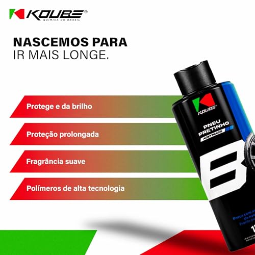 Pneu Pretinho Conserva Brilho Durabilidade Promove Proteção Prolongada Koube (0.500, Miligramas)