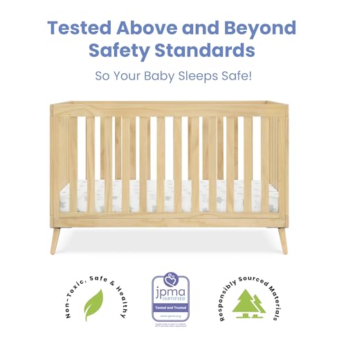 Image of Delta Children Essex 4-in-1 Convertible Crib Greenguard Gold Certified, Natural
