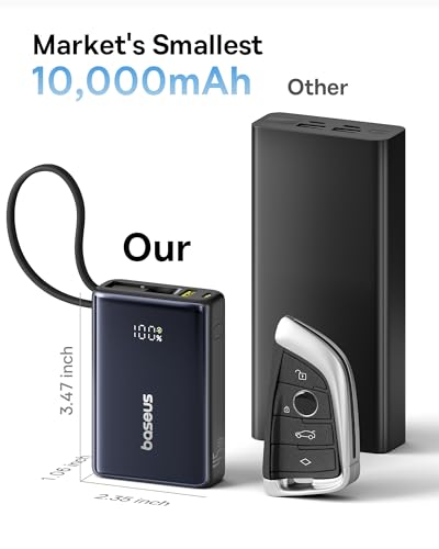 Cargador portátil Baseus MagSafe 5000mAh ultra delgado miniatura 7