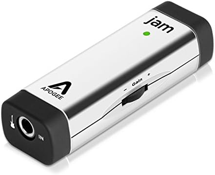 Apogee JAM 96k Guitar and Instrument Interface Input for iPad, iPhone and Mac, Made in USA