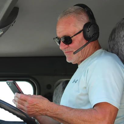 Miniatura 5 de FalconEye Electronics Patriot Convertible Bluetooth sobre la cabeza Auriculares estéreo con cancelación de ruido de una o dos orejas, alcance de más