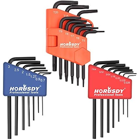 SEDY 22 Piece Mini Hex Key Allen Wrench Set Cover