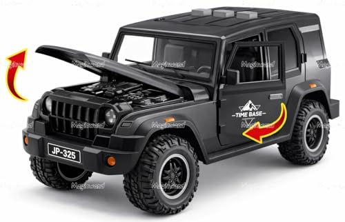 Image of Magicwand 1:36 Scale Die-Cast Plastic Thar Roxx with Openable Doors & Pull Back Action & Smoke Effect【Pack of 1】