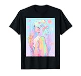 Anime Girl Pastel Kawaii Waifu Elves Girl T-Shirt
