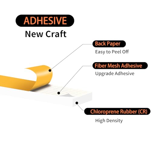 Image of Foam Tape,Weather Stripping,High Density CR,Soundproof,3 /4 in x 3 /8 in x 13Ft