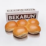 Frisch gebackene Brioche Hamburger Brötchen (5 Stück à 70 g), 100 g = 2,29 €