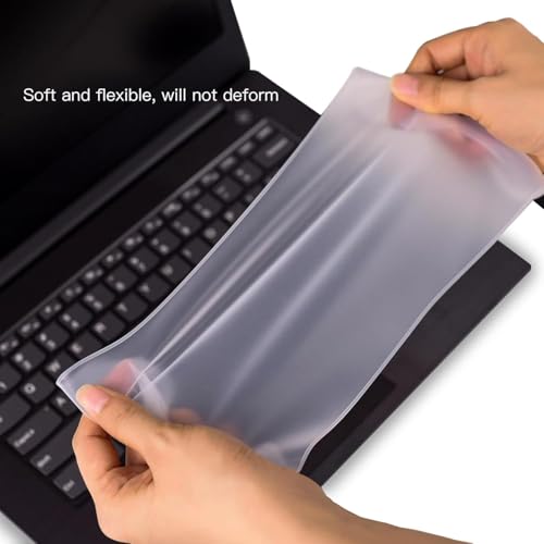 Image of Gizga Essentials Universal 14.1 Inch Laptop Keyboard Protector Skin| Transparent Silicone Laptop Keyboard Cover|Flexible Spill-Resistant Dustproof Keyguard for HP Dell Lenovo Acer ASUS Toshiba