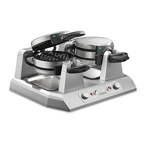 Waring Commercial WW300BX Double Side by Side Belgian Waffle Maker, Coated Non Stick Cooking Plates, Produces 75 Waffles Per Hour,208V, 2700W, 6-15 Phase Plug by Waring - Image 6