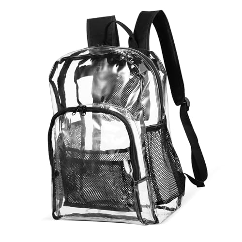 Sac de sport pour ordinateur portable femme et sac à dos transparent