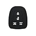 SEGADEN Silicone Cover Protector Case Holder Skin Jacket Compatible with Toyota Scion 4 Button Remote Key Fob CV2407 Black