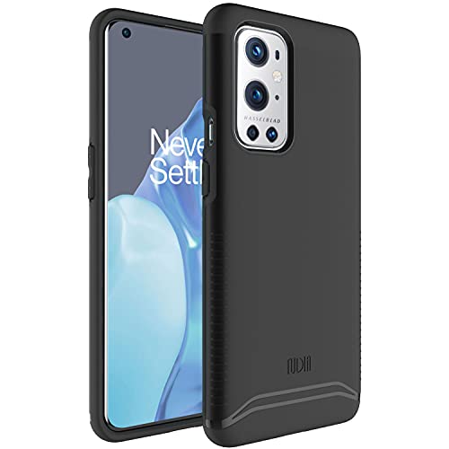 TUDIA DualShield compatibile con Cover OnePlus 9 Pro, [Merge] Case Protettiva Rigida in TPU Ultra Sottile Antiurto Militare di Grado Custodia OnePlus 9 Pro 5G - Nero Opaca