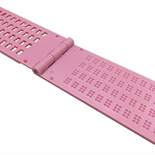 Tavoletta Braille - 4 linee 28 celle con 2 punteruolo in plastica, colore rosa, incluso punteruolo di forma rotonda e a sella per Braille