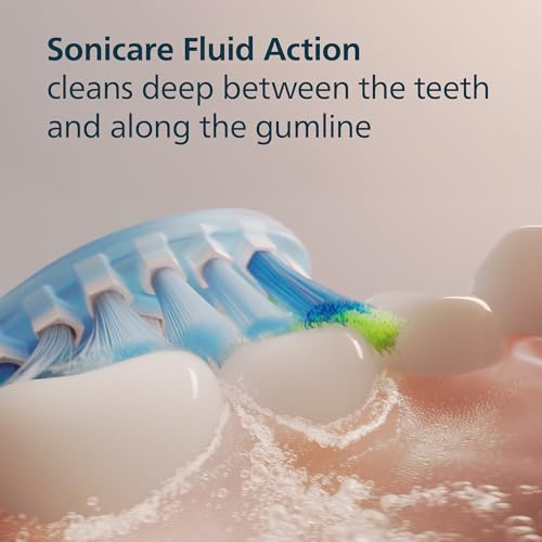 Philips Sonicare Premium Plaque Control replacement toothbrush heads, HX9042/95, Smart recognition, Black 2-pk