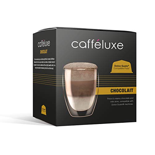 Cafféluxe Signature Chocolait - Dolce Gusto® Compatible* Hot Chocolate - 3 Boxes x 16 pods (48 pods, 24 Servings)