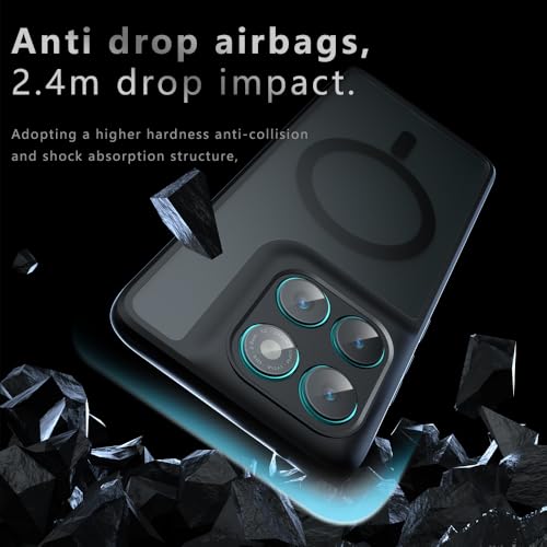 Image of Mobile Back Cover for Motorola Edge 70 5G, Matte PC Back Soft Bumper Shockproof Magnetic Support Mobile Back Case Cover (Motorola Moto Edge 70)