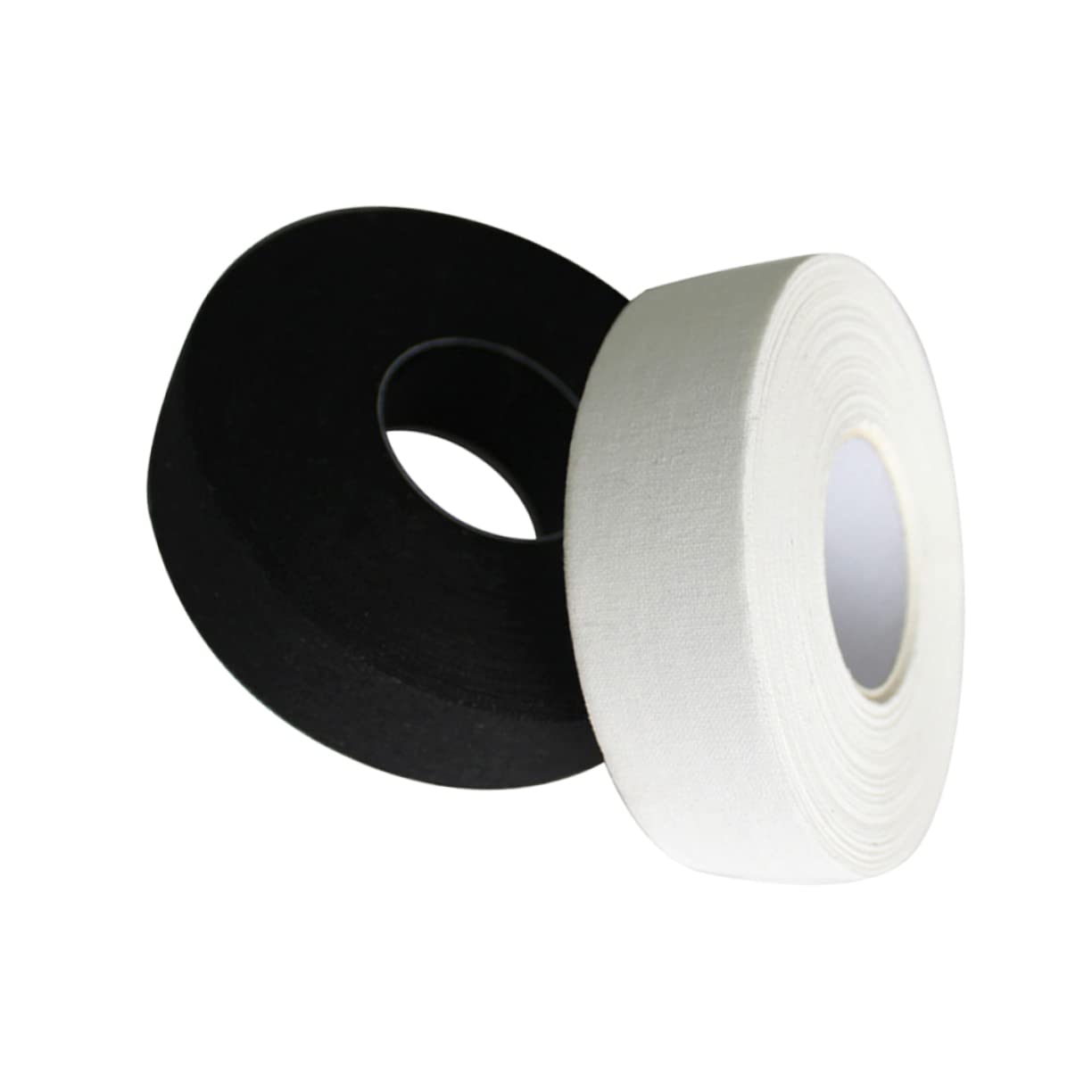 YARNOW 2 Pack 25m Hockey Stick Tape Sticky Tape for Sports Hockey Stick Wrapper White Black Waterproof Anti-Slip Sturdy for Practice