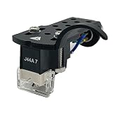 日本精機宝石工業株式会社 Cartuccia per giradischi premontata su guscio nero Jico Omnia J44A 7 DJ IMP Nude (J-AAC0202)