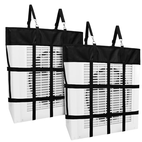 Tessco for you 2 Pcs Box Fan Holder Horse Stall Classic Fan Bag Hanging Web Holder Nylon Box Hay Bag Horse Accessories (Black)