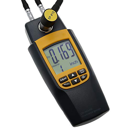 Amtast Thickness Gauge Professional Digital Ultrasonic Thickness Tool Range 1.2~225Mm 0.05-8.8Inch Lcd Meter Tester Measuring Tool #TOP2