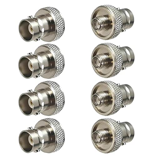 8 adaptadores SMA hembra a BNC hembra para radio miniatura 1
