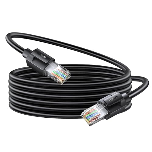 UGREEN Ethernet Cable CAT 6a 10M UTP Network Cable 10Gbps High Speed Internet Cord LAN Wire RJ45 Connector Compatible with Router PS5 Xbox Smart TV Switch WiFi Extender Ethernet Adapter